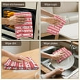 thumbnail image 5 of 6 Pcs Funny Kitchen Towels,Red Christmas Pattern Microfiber Dish Towels,Kitchen Tea Towels,Kitchen Towel Set (18" X 26"), 5 of 7