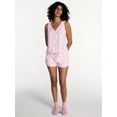 thumbnail image 2 of Way to Celebrate Women's Pointelle Pajama Set, 2-Piece, Sizes XS-3X, 2 of 5