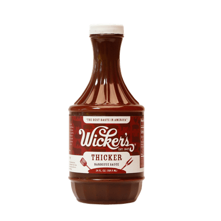 (2 Pack) Wicker's Thicker BBQ & Table Sauce, 24.0 FL OZ (2 pack)