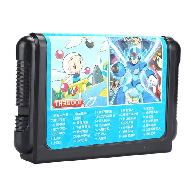 Tarjeta de juego de 16 bits, tarjeta de juego portátil de gran capacidad, materiales de primera calidad