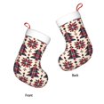 Christmas Stocking, Holiday Tree Stocking with Hanging Loop for Mantel ...