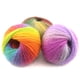 thumbnail image 2 of Xiao Hua Paquete de 2 hilos suaves arcoíris 100 % lana, degradado multicolor, para tejer a crochet, longitud total 180 m × 2,392 yds, 100 g, J, 2 of 4