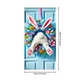 thumbnail image 3 of 2 Pcs Easter Door Curtain, Polyester Easter Egg Rabbit Door Cover, Festive Background Decor for Party and Home, 35.43x70.87 Inches, 3 of 6