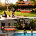 thumbnail image 4 of Portable Basketball Hoop,48"/52" Shatterproof Backboard,4.92-10ft Quick Adjustable Basketball Goal System,Mobile Stand with Wheels & Weighted Base for Backyard,Driveway,Court, 4 of 9