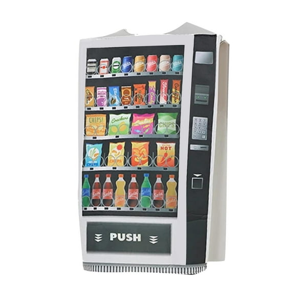 Vending Machine Disfraz sin Mangas para Adultos de Poliéster con Diseño Divertido Adecuado para Fiestas de Halloween Cosplay y Presentaciones