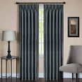 thumbnail image 4 of PrimeHome Collection Parker Pinch Pleat Window Curtain Panel - 34x84 - Slate, 4 of 5
