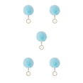 thumbnail image 1 of Injueey Fuzzy Ball Llavero Flexible Cómodo Encantador Llaveros Adorable Práctico Llaveros Mujeres para niños Adultos Ancianos Estudiantes Verde claro Type2 NO2 Injueey CBP349878, 1 of 3