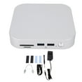 thumbnail image 2 of Support et Hub en Alliage d'Aluminium pour MacMini M4, Station d'Accueil Multifonction avec Double Emplacement M.2 SSD, Port USB A 10Gbps, Lecteur de Carte SD TF, Largeur de Bande 40Gbps PCIe 4.0M.2 Emplacements, 2 of 7