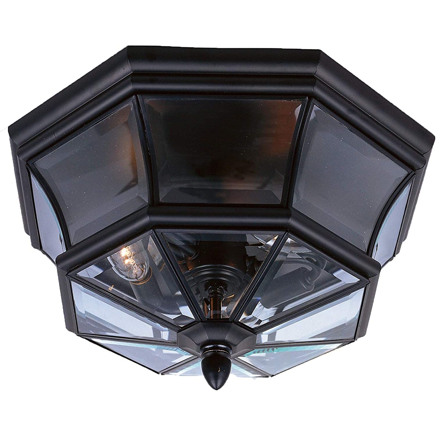NY1794K Newbury Outdoor Flush Mount Ceiling Lighting, 3Light, 120