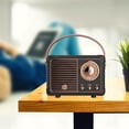 thumbnail image 3 of Peggybuy Retro Bluetooth-compatible Speaker Classical Subwoofer Music Player (Black), 3 of 9