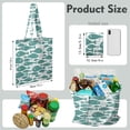 thumbnail image 2 of Life Tropical Fish Canvas Tote Bag with Nautical Beach Coral and Marine Ocean Print, Durable Eco-Friendly Reusable Shopping Tote, Lightweight Foldable Handbag for Seaside & Beach Travel, 2 of 7