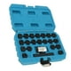 thumbnail image 3 of Kit de extracción de llave de bloqueo de rueda de 22 piezas, herramienta antirrobo para extracción de tuercas de rueda con adaptador de enchufe de 1/2 pulgada equivalente a OEM T10313, 3 of 15