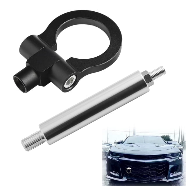 Trailer Hook Decorative Trailer Ring Towing Hook Front Bumper Metal Paint Spraying Traction Hook Replacement