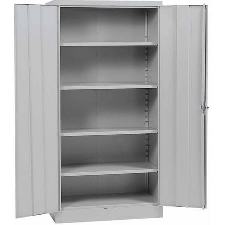 Sandusky Quick Assembly Steel Storage Cabinet Grey 36 W X 18 D