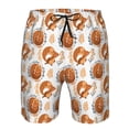 thumbnail image 4 of Kdxio Cute Squirrel Pattern Mens Casual Shorts - Drawstring Summer Beach Sports Shorts for Men, 4 of 9