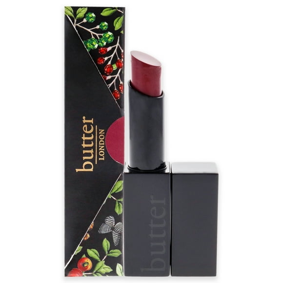 Lápiz labial satinado mate Plush Rush - Charmed de Butter London para mujer - Lápiz labial de 0,1 oz Butter London Butter London Lápiz labial 0.1 oz