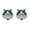 Earrings, variant on Koko Husky Dog Sterling Silver Necklace for Women Cz Ginger Lyne Collection