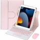 thumbnail image 1 of Funda de Teclado Rosa Giratoria 360° con Panel Táctil para iPad Air 1/2 y Pro 9.7 Pulgadas, 1 of 8