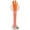 Orange, variant on Extra Long Slim Plastic Drinking Straws, 18" x 0.21", 250 Count