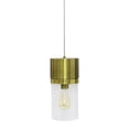 thumbnail image 3 of Lámpara Colgante Decor 1 Luz Metal Dorado Vidrio 1.98Mx15Cm, 3 of 3