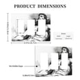 thumbnail image 3 of Man Switch Cover Decorative Wall Plate 3-Gang Screwless Standard Size, 3 of 5