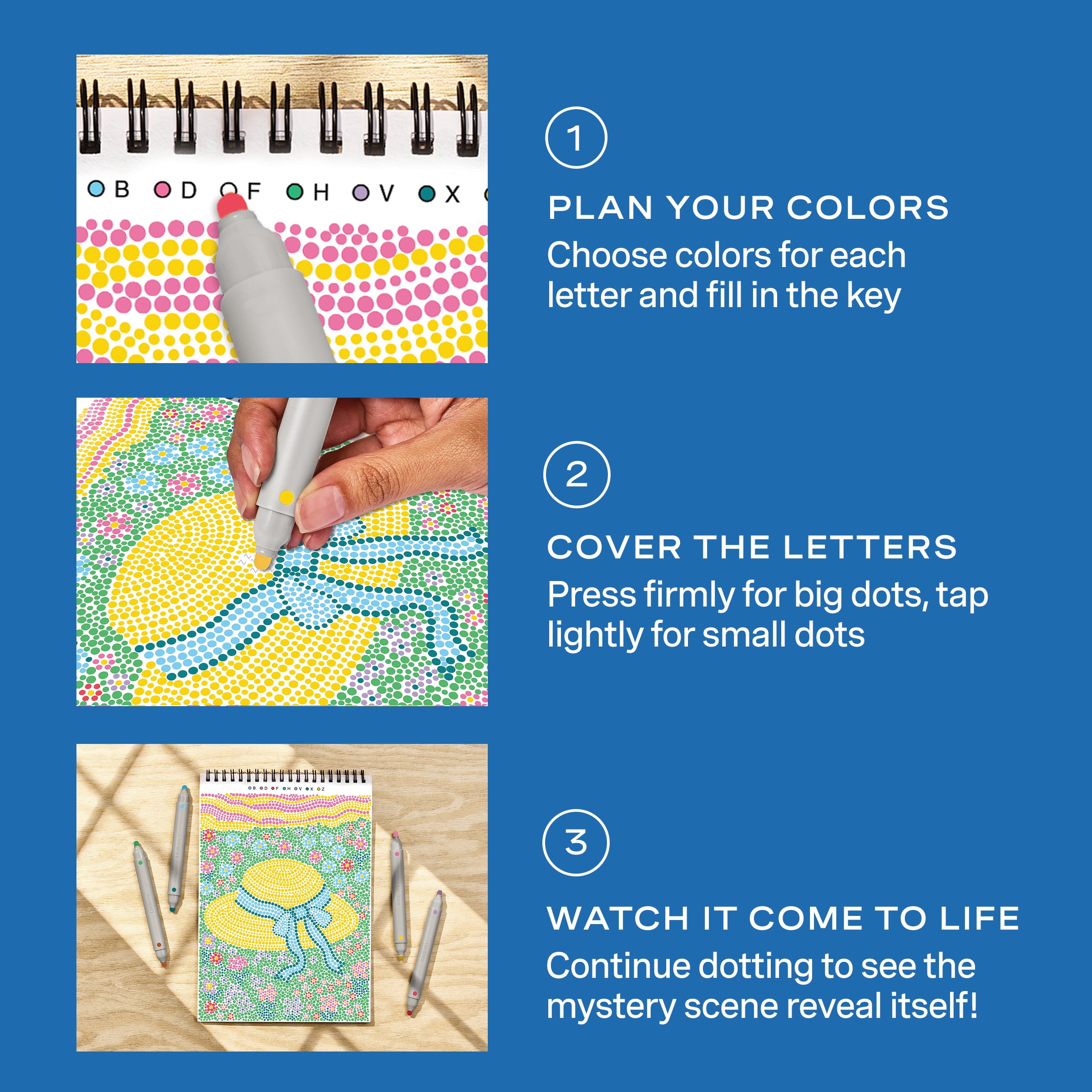 Lifelines FlowArt: Dot-by-Letter, Cozy Cottage