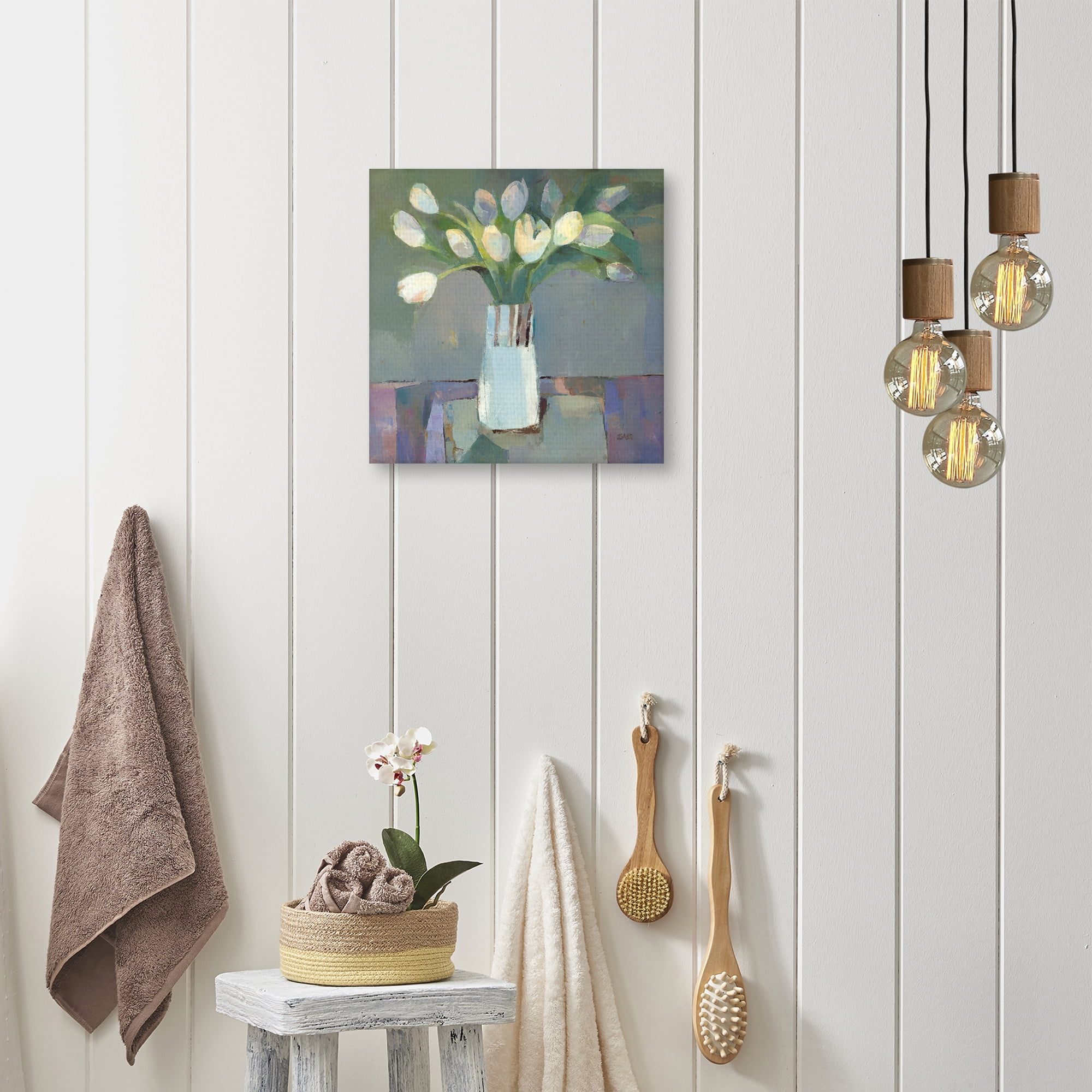 Tulips by Sarah Simpson Canvas Art Print
