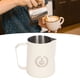 thumbnail image 4 of Jarra Espumadora de Café, Jarra Espumadora de Leche de Acero inoxidable de 450ml, Jarra Espumadora de Leche de Vertido Inteligente Accesorios de Café Para Casa, Oficina,, 4 of 7