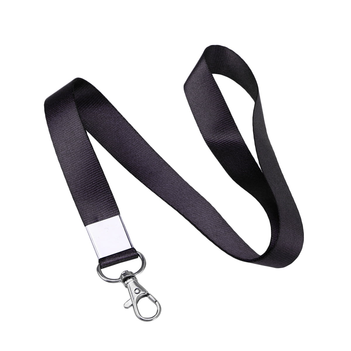 ★即発送 ADWYSD ケース lanyard付き 黒色系 always Advantus Deluxe Lanyard with J Hook Black Box of 24 - Office