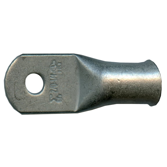 Tinned Copper Lug 2/0 AWG Gauge 1/4" Ring Wire Terminal Battery Cable End Connector - 10 Pack