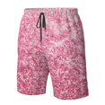 thumbnail image 4 of Balery Pink Glitter Traje de Baño Estilo Hawaiano para Hombre, Shorts de Secado Rápido con Bolsillos-Medium, 4 of 6