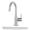 Brushed Nickel, variant on WOWOW Single Handle Bar Sink Faucet 1 Hole Bar Faucet Brushed Nickel Small Kitchen Faucet Modern Commercial Faucet for Sinks RV Sink Faucet with Water Supply Lines