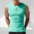 thumbnail image 4 of Blczomt Summer Mens Big and Tall Tank Tops Sleeveless Tops Plain Green Muscle Performance Fashion, 4 of 9