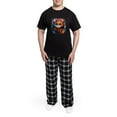 thumbnail image 5 of CafePress - Cute Cat Watercolor Pajamas - Men's Dark Loose Fit Cotton Pajama Set, 5 of 7