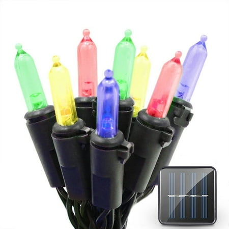 Vmanoo M5 Solar String Lights 100 Led Clear Mini Fairy Vmanoo M5 Solar String Lights 100 Led Clear Mini Fairy Lighting Decor Timer For Outdoor