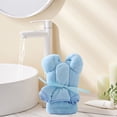 thumbnail image 5 of Clearance Wipes under $5 Bath Towel Baby Gift Bear Shape Packed Coral Velvet Gift Pineapple Plaid Towel Gift Bear Towel, 5 of 7