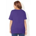 thumbnail image 3 of Catherines Women's Plus Size Suprema Lace-Up Tee, 3 of 6