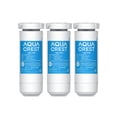 thumbnail image 1 of Filtro de agua para refrigerador AQUACREST XWF certificado NSF, paquete de 3, 1 of 9