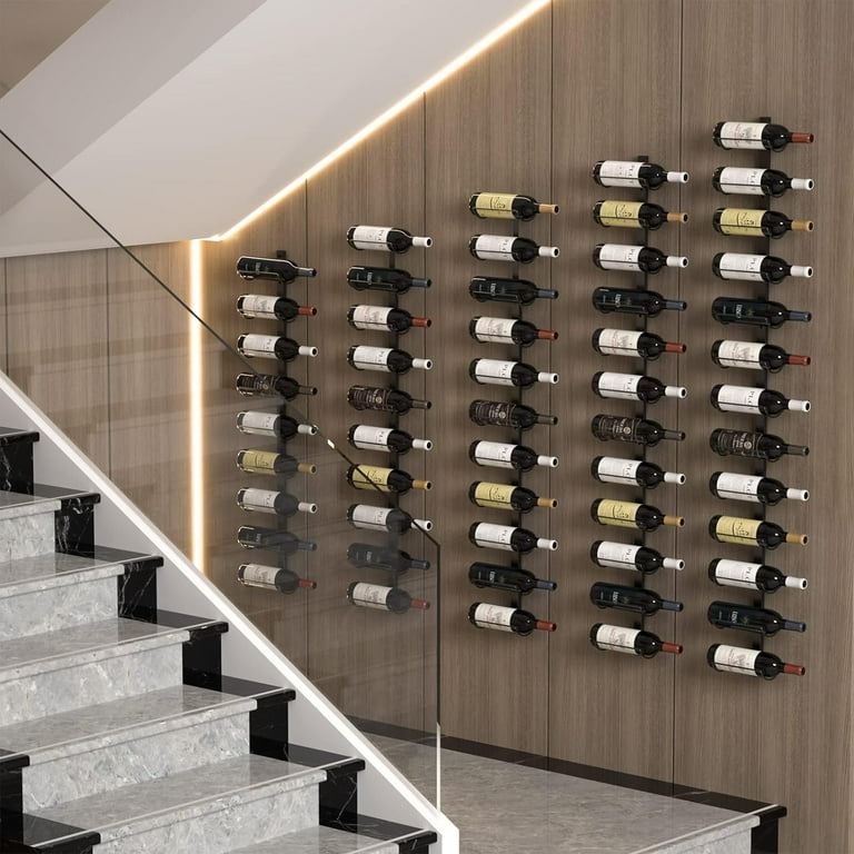 Wine Storage Wall Bar X-cosrack 24 Bottles Wall Mounted Wine Rack