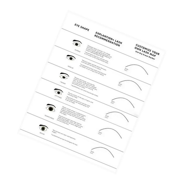 Tabla de entrenamiento de pestañas, práctica de pestañas, libro de extensión de pestañas, tabla de mapeo de pestañas, tabla de práctica para mujeres y