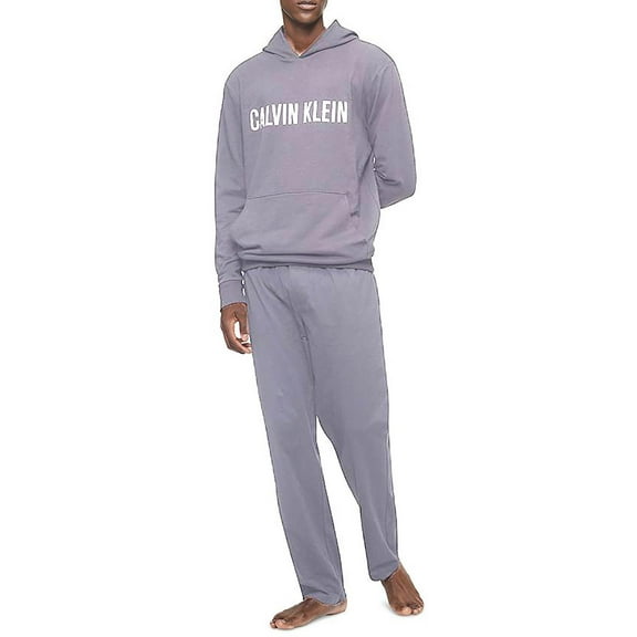 Calvin Klein Mens Hoodie Logo Sleep Shirt