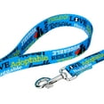 thumbnail image 3 of Country Brook Petz - Blue Loveable Rescue Dog Leash - Rescued with Love (6 Foot, 5/8 Inch Wide), 3 of 4