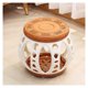thumbnail image 1 of Taburete plástico decorativo del jardín con el asiento floral del tambor de la prenda impermeable del diseño del recorte for el patio, balcón, 1 of 6