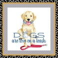thumbnail image 2 of Metz, Andi 20x20 White Modern Wood Framed Museum Art Print Titled - A Dogs Life I, 2 of 4