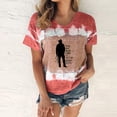 thumbnail image 2 of Womens Blouses and Tops Dressy Casual Short Sleeve Tie Dye Shirts Tops Loose Fit Comfy Summer Basic Blouses Tunic Tees, 2 of 4