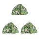 thumbnail image 5 of sweethay Gorros de ducha Estampado de flores Impermeable Reutilizable Elástico Grueso Beanie Universal Rizado Sombrero Mujeres Niñas Salón Type1 NO1, 5 of 6