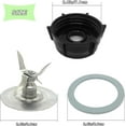 thumbnail image 2 of for Oster Blender Replacement Parts Blender Ice Crusher Blade with Jar Base Cap,Coupling Stud Slinger Pin and 4 Rubber O Ring Sealing Ring Gasket,for Aspas Para Licuadora Oster Osterizer Blender, 2 of 5