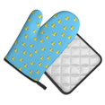 thumbnail image 2 of KLL Duck Swimming Pattern Oven Mitts and Pot Holders 2pcs Sets for Kitchen, Oven Mitt Heat Resistant 536°F, Oven Gloves for Kitchen,Cooking and Baking, 2 of 7