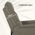 thumbnail image 5 of HOMCOM Power Lift Recliner Chair, Electric Reclining Chair with Remote, Side Pockets, Pocket Spring, Tufted Back, Quick Assembly, Coffee, 5 of 9