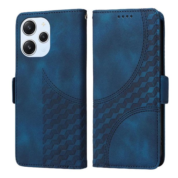 Funda GANGXUN para Xiaomi Redmi 12 4G/5G con diseño acolchado elegante, cuero PU, protección total y ajuste preciso